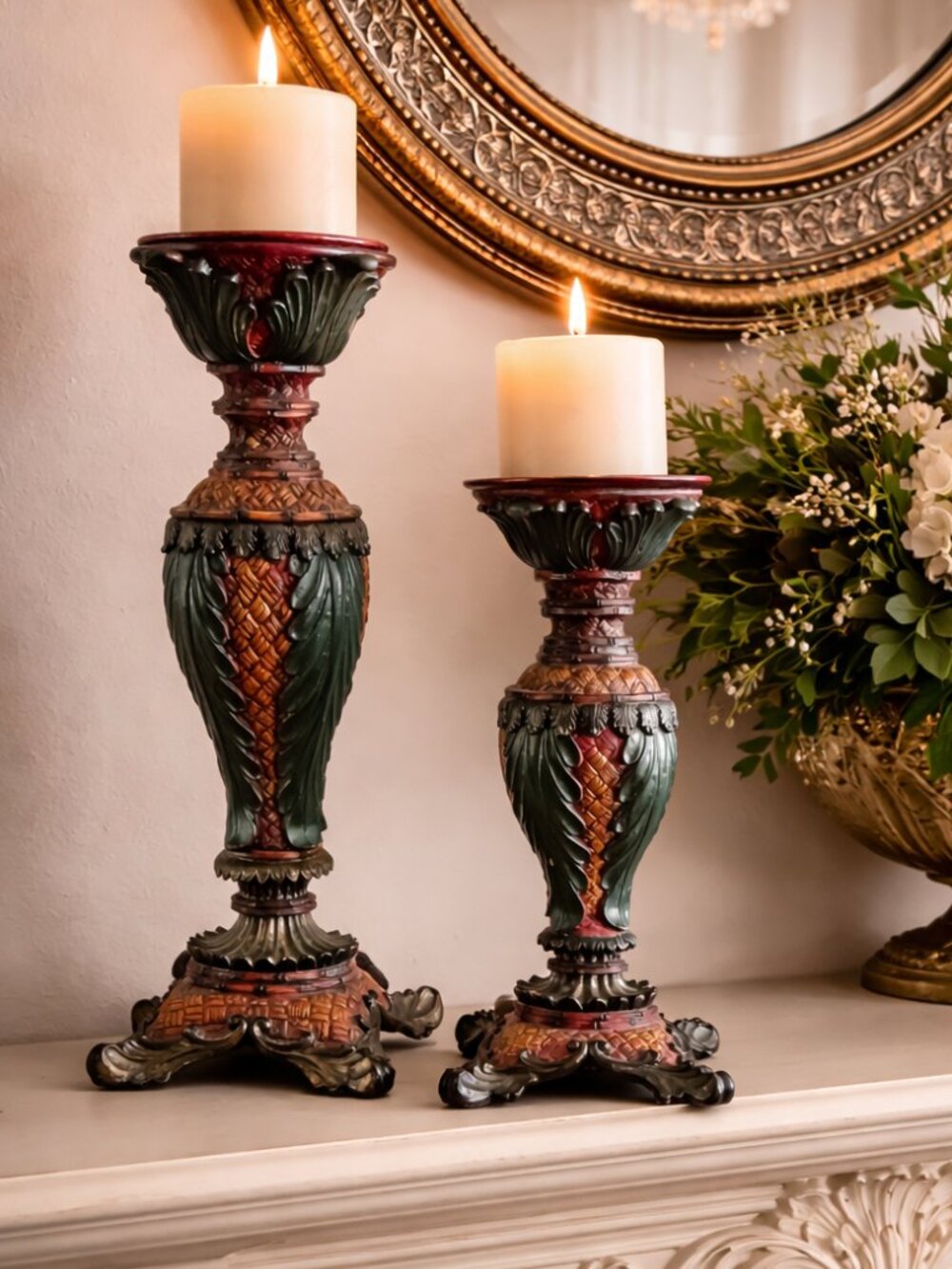 Candle Holder Decoration Candleholder, mystical and fantasy-inspired theme 2 PCS